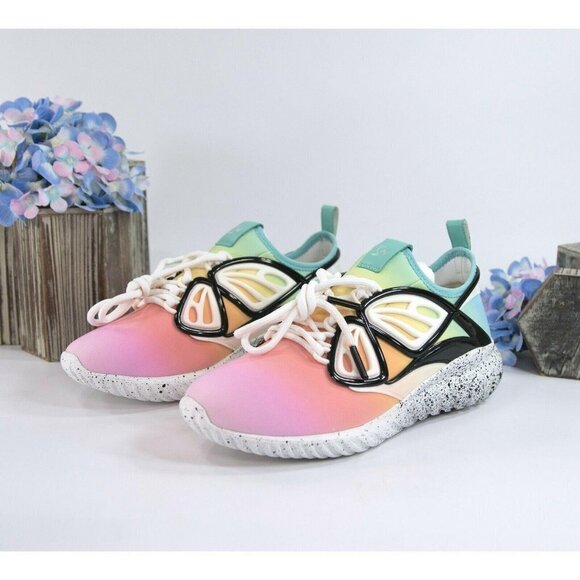 Sophia Webster Fly By Rainbow Ombre Sneakers - Picture 1 of 10